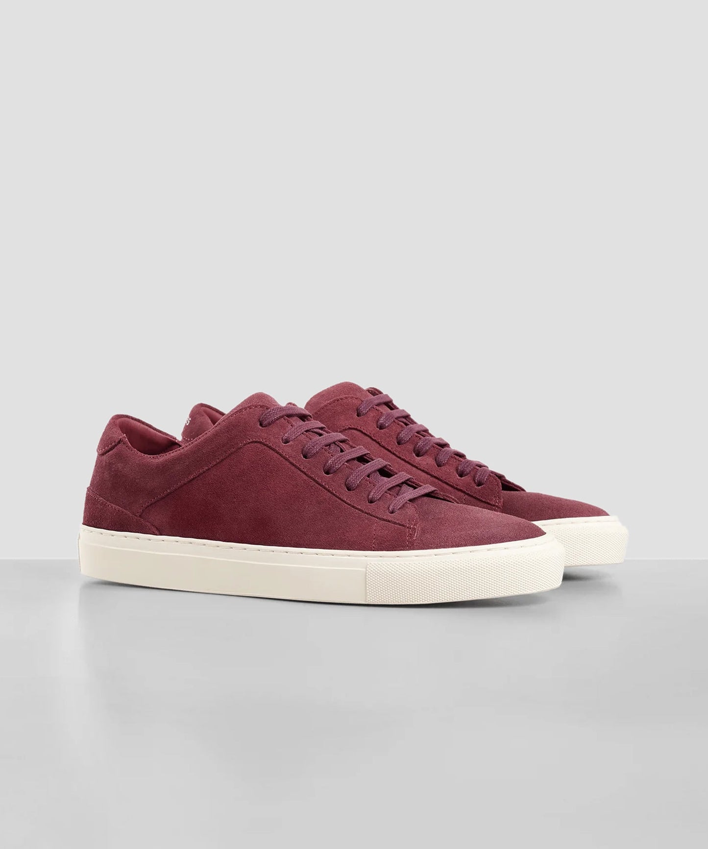 SOCI3TY Sneakers suède donkerrood - The Society Shop