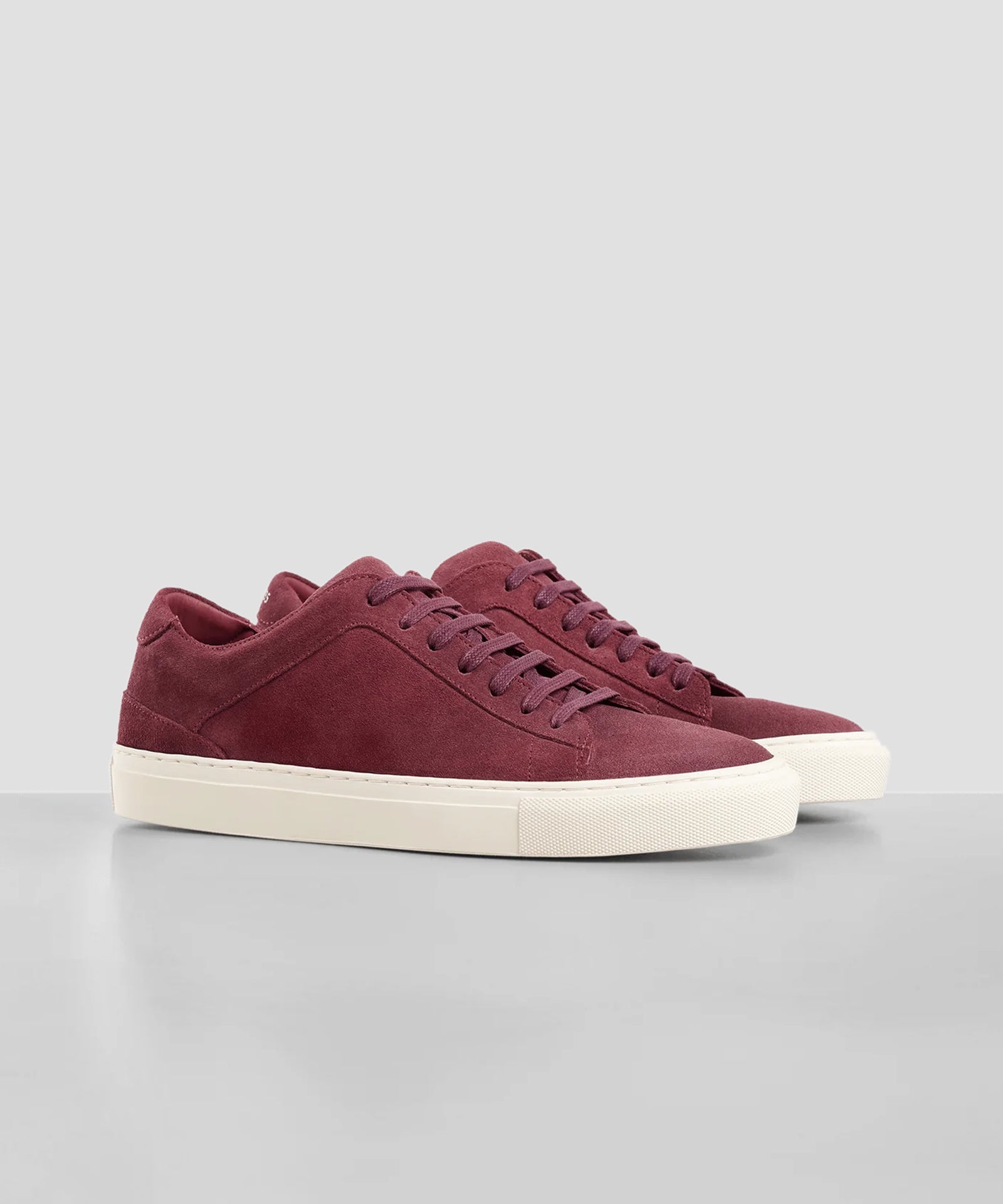 SOCI3TY Sneakers suède donkerrood - The Society Shop