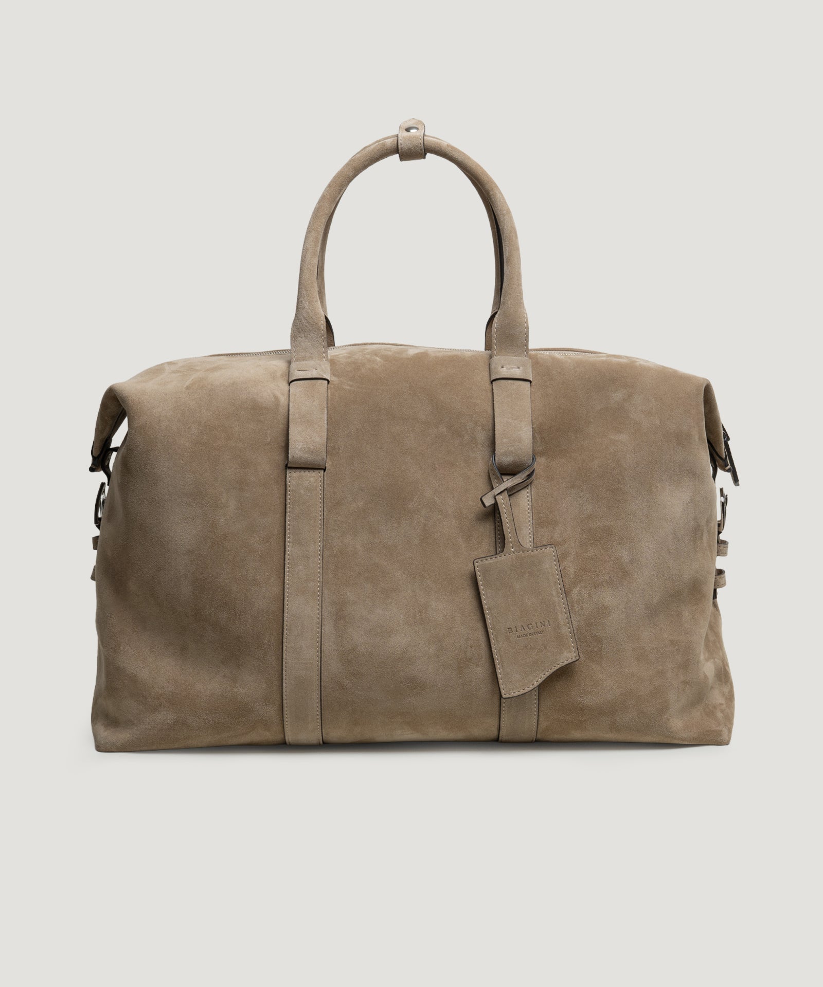 SOCI3TY Limited Fashion Soft weekender bag suède beige - THE SOCIETY SHOP