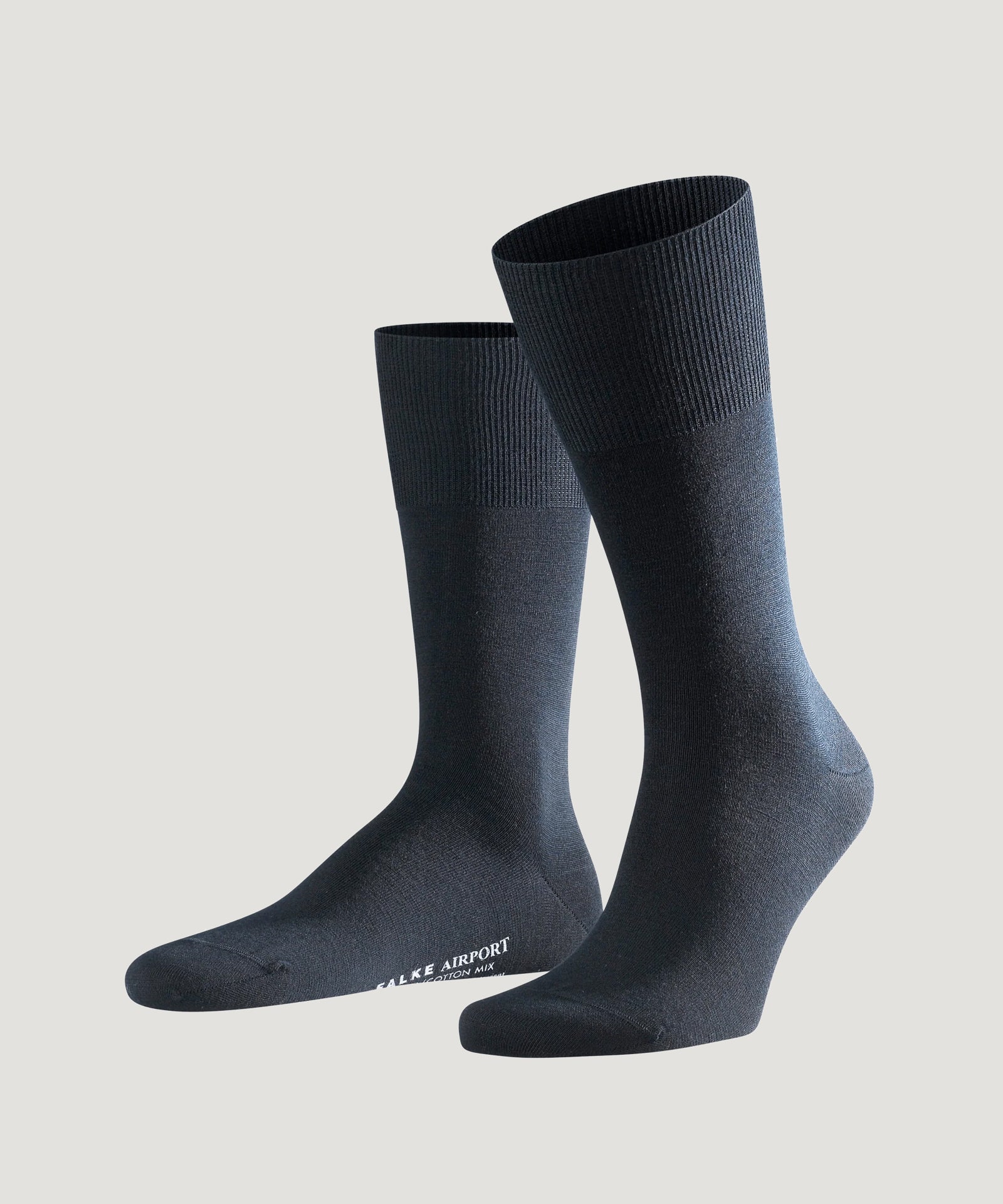 Falke Sokken Airport wol katoen donkerblauw - The Society Shop