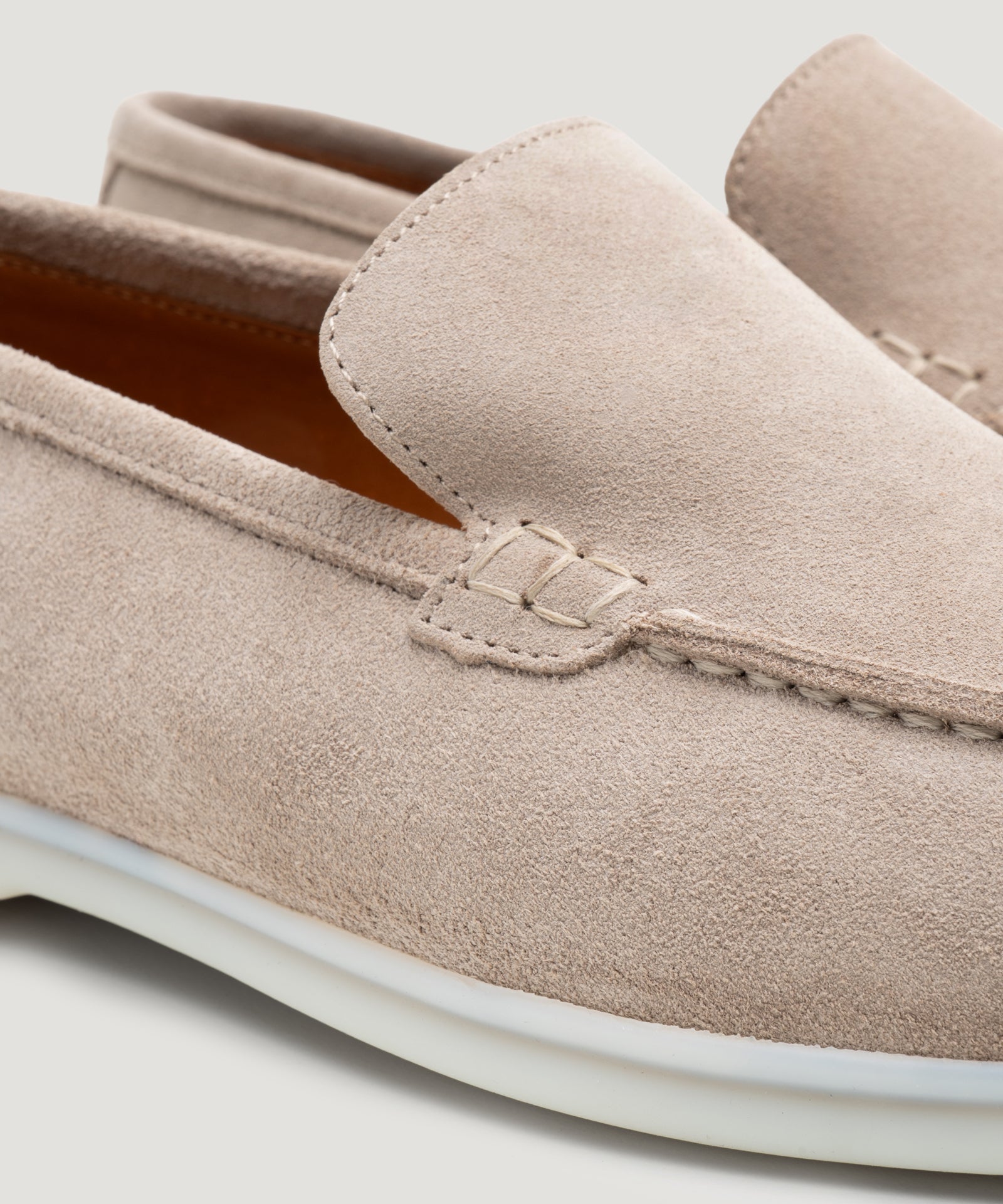 SOCI3TY Limited Fashion Summer Loafer suède beige - THE SOCIETY SHOP