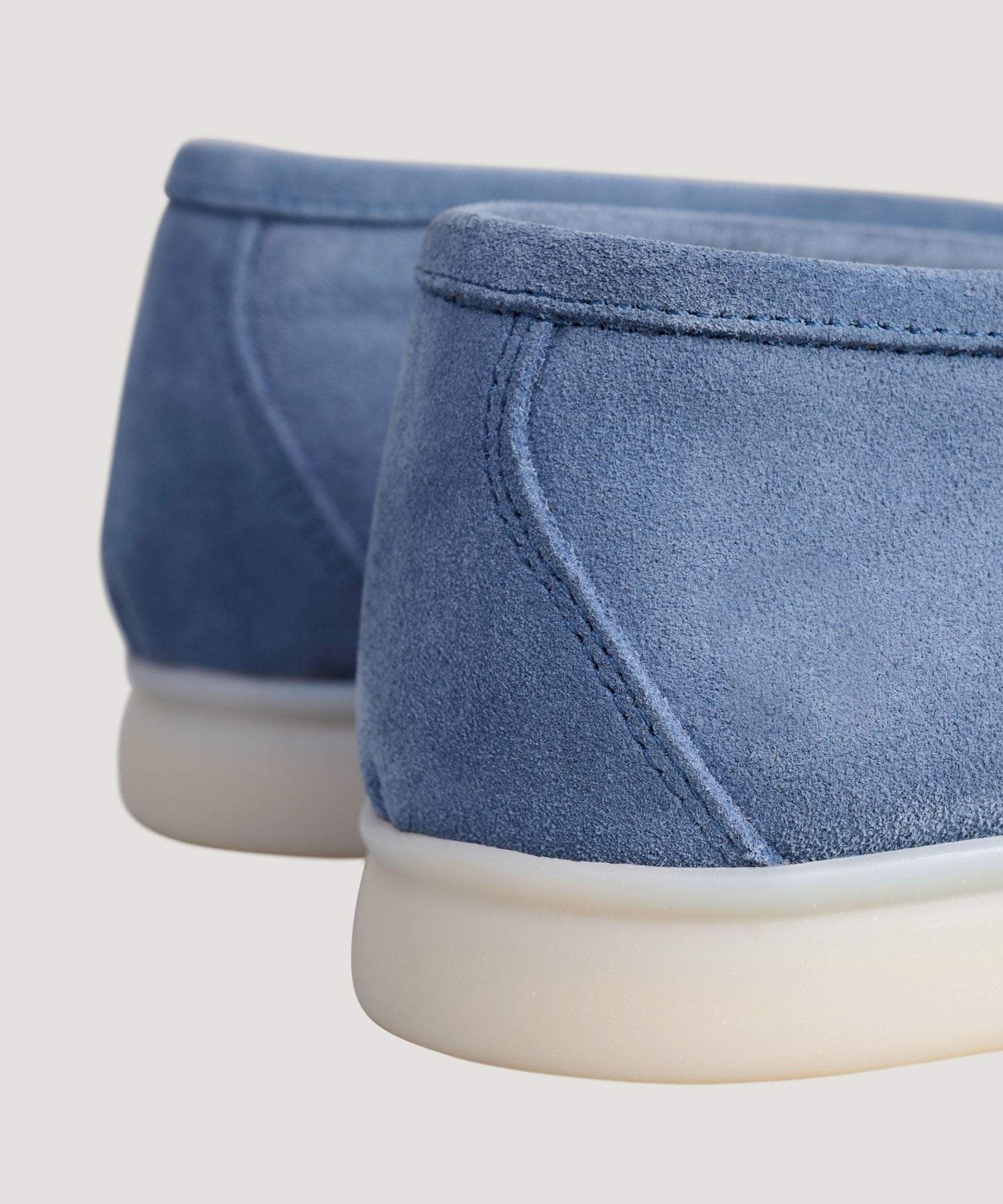 SOCI3TY Summer Loafer suède denimblauw - The Society Shop