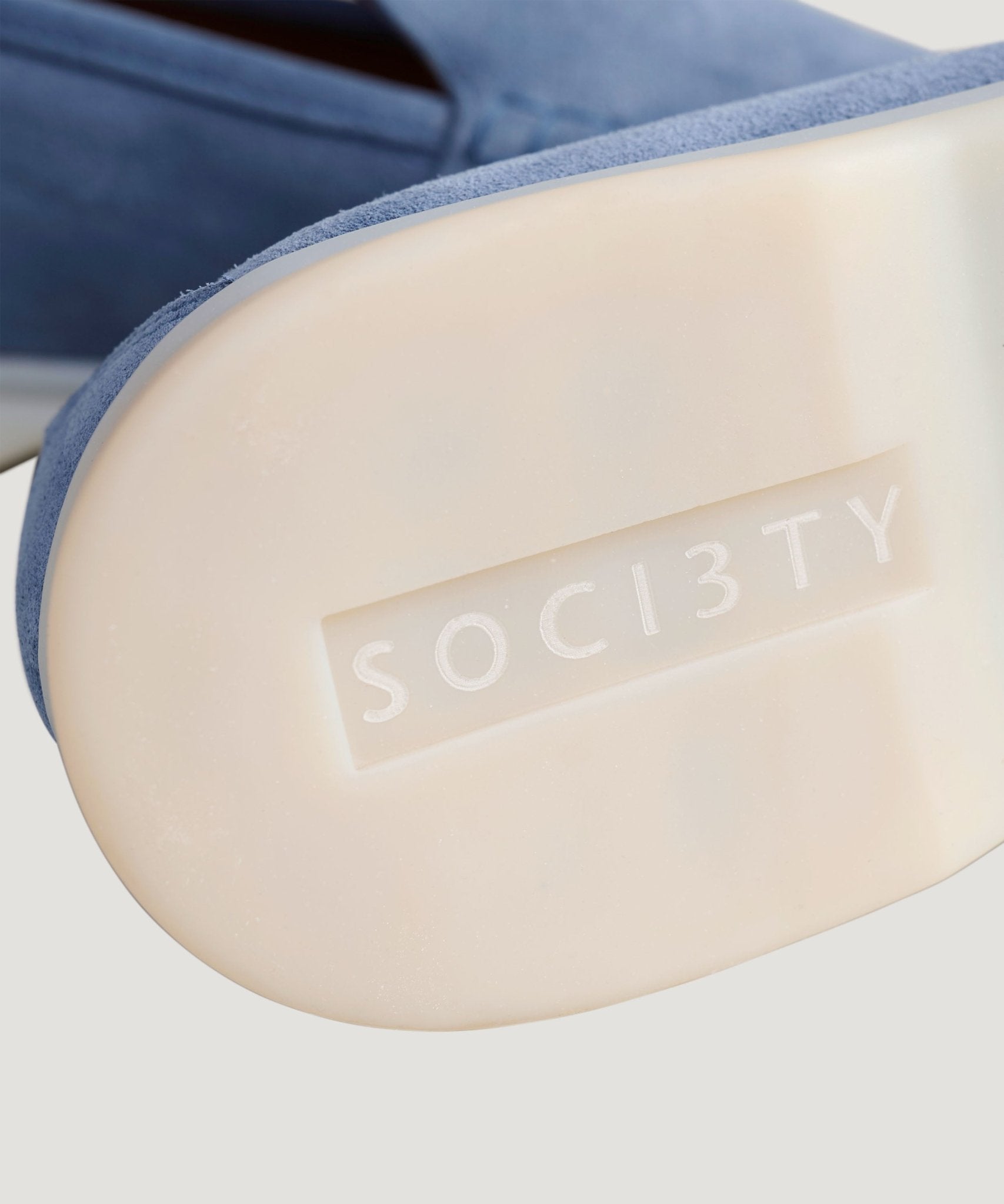 SOCI3TY Summer Loafer suède denimblauw - The Society Shop