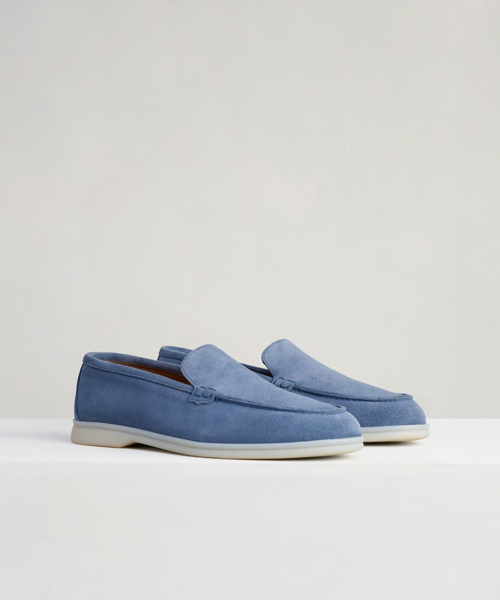 SOCI3TY Summer Loafer suède denimblauw - The Society Shop