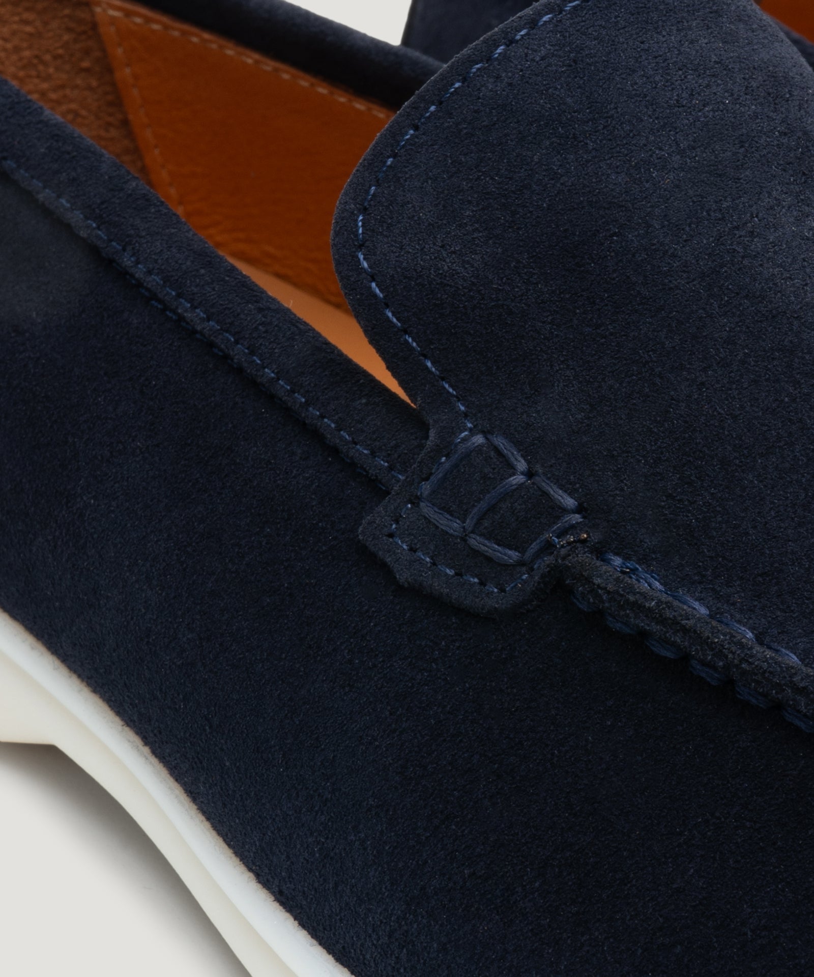 SOCI3TY Limited Fashion Summer Loafer suède donkerblauw - THE SOCIETY SHOP