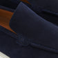 SOCI3TY Summer loafer suède donkerblauw - The Society Shop