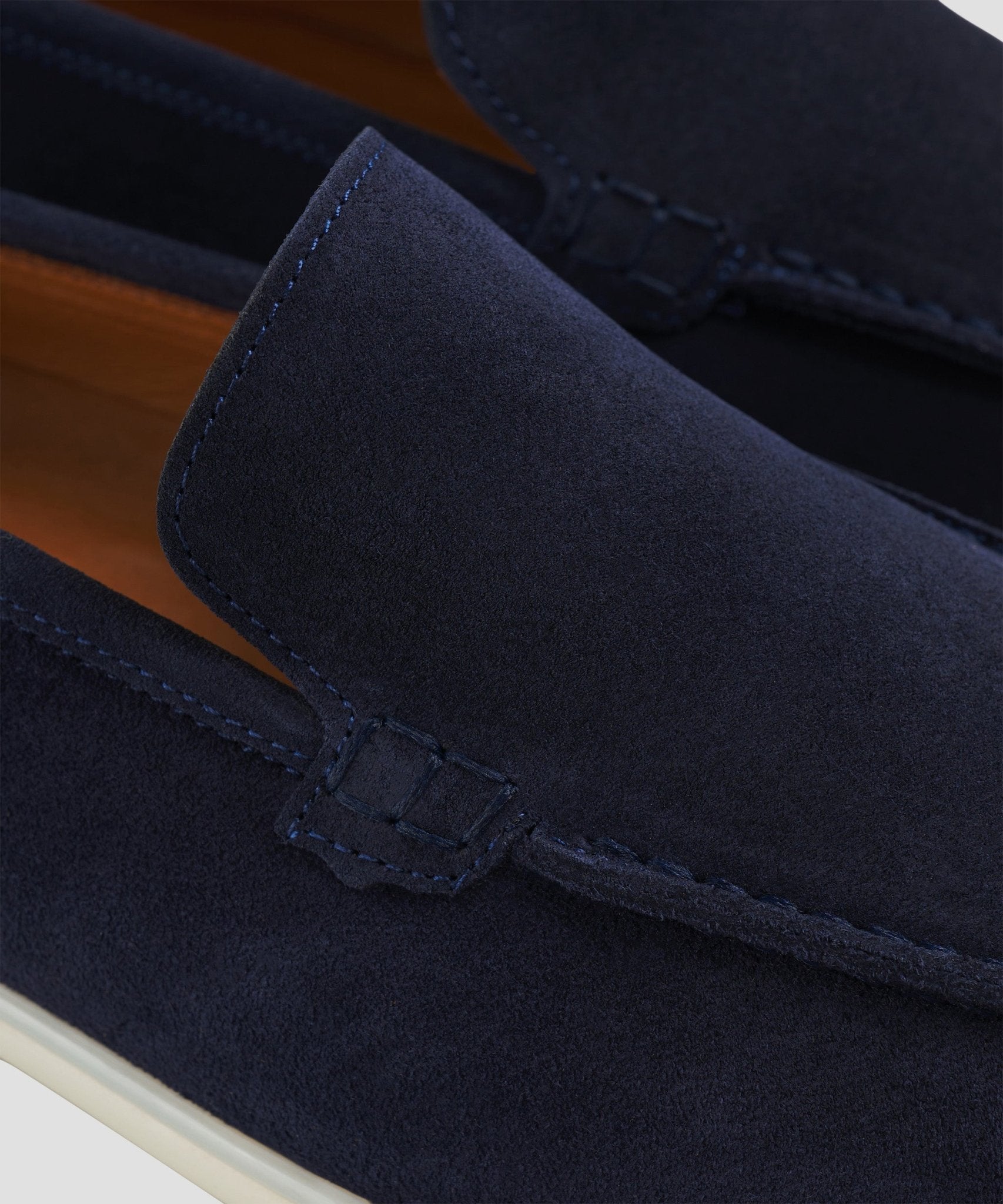 SOCI3TY Summer loafer suède donkerblauw - The Society Shop