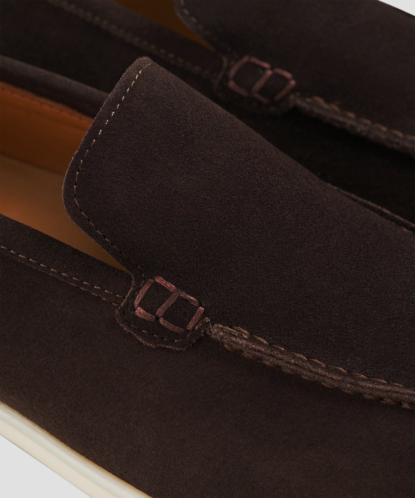 SOCI3TY Summer loafer suède donkerbruin - The Society Shop