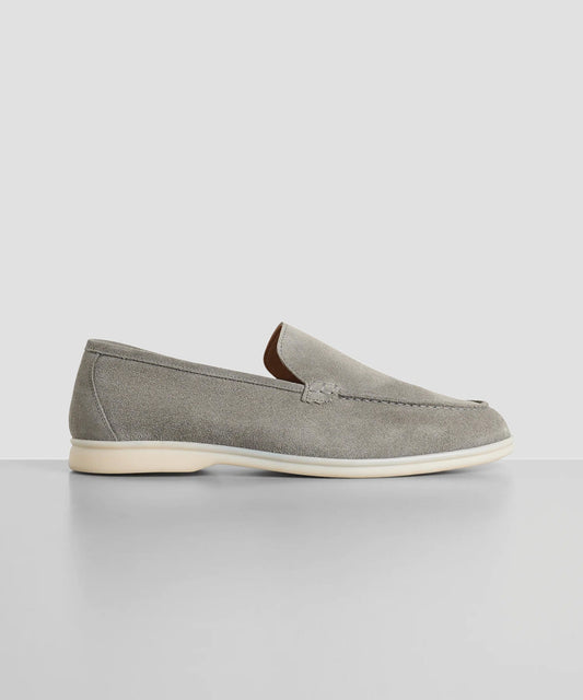 SOCI3TY Summer loafer suède grijs - The Society Shop