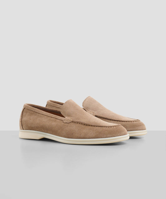 SOCI3TY Summer loafer suède lichtbruin - The Society Shop
