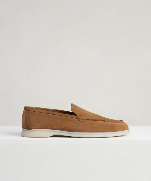 Summer Loafer suède lichtbruin