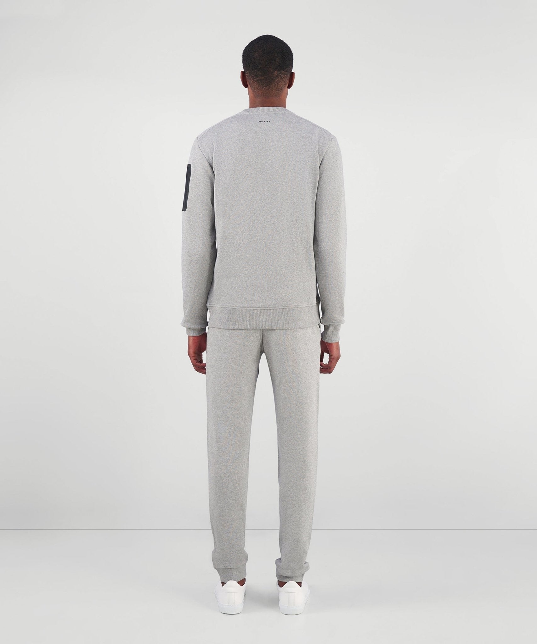 SOCI3TY Sweater grijs organisch katoen - The Society Shop