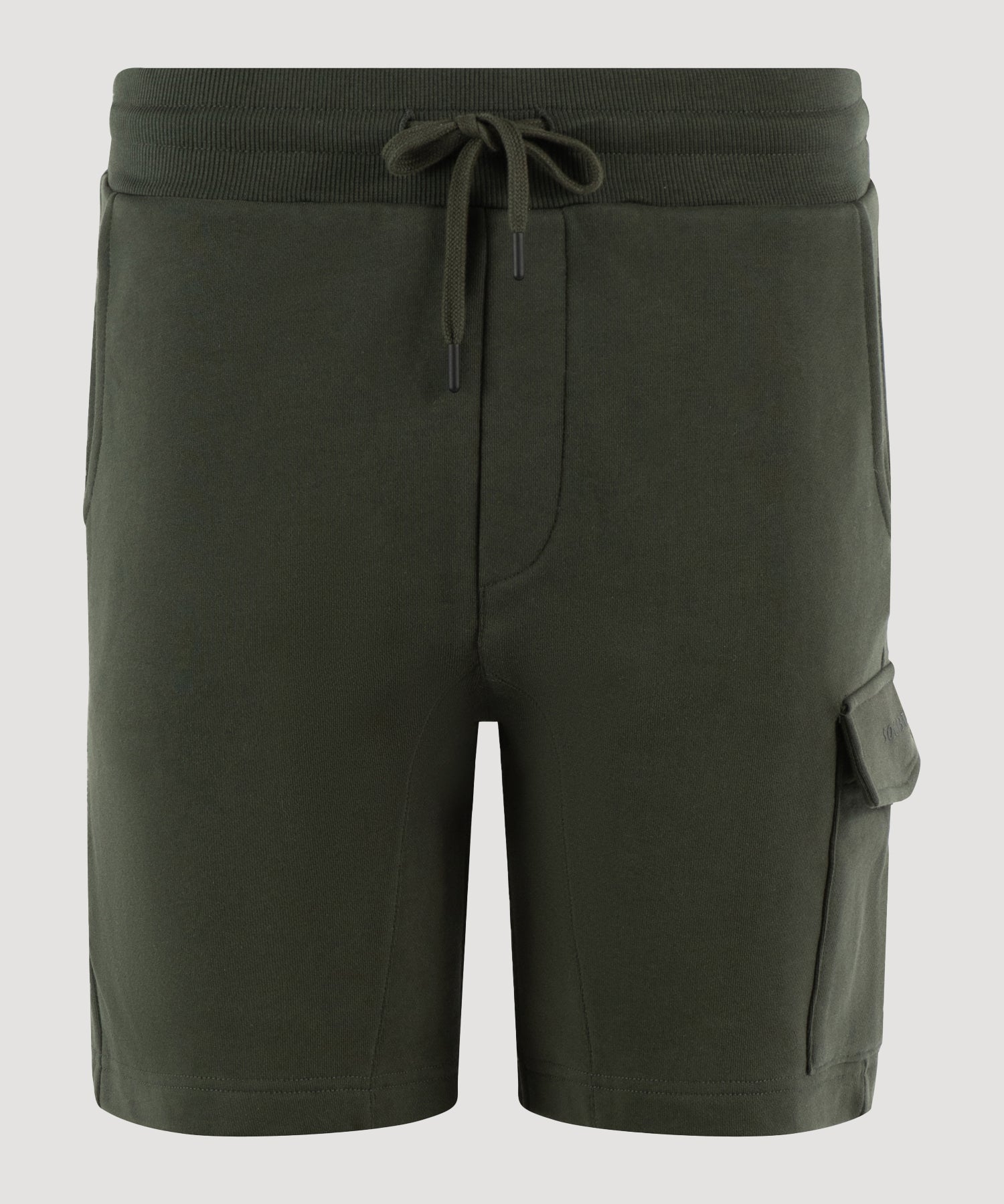 SOCI3TY Sweatshorts katoen donkergroen - The Society Shop