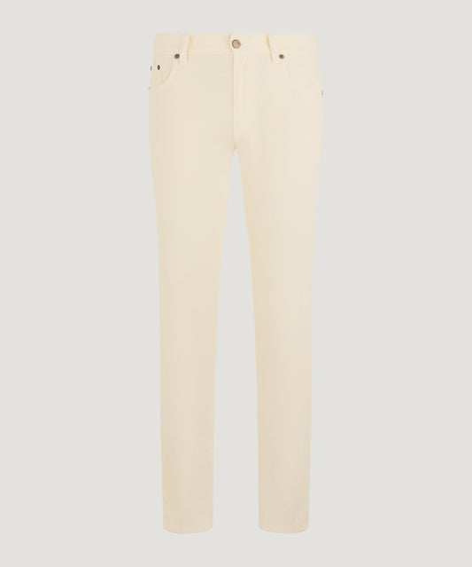 PT Torino Swing 5 - pocket broek katoen ribcord off - white - The Society Shop