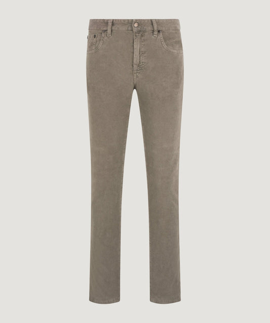 PT Torino Swing 5 - pocket broek katoen ribcord taupe - The Society Shop