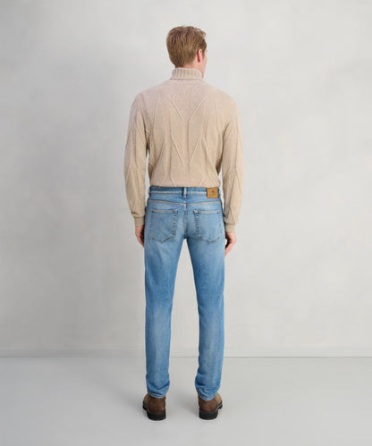 PT Torino Swing jeans soft touch denim blauw - The Society Shop