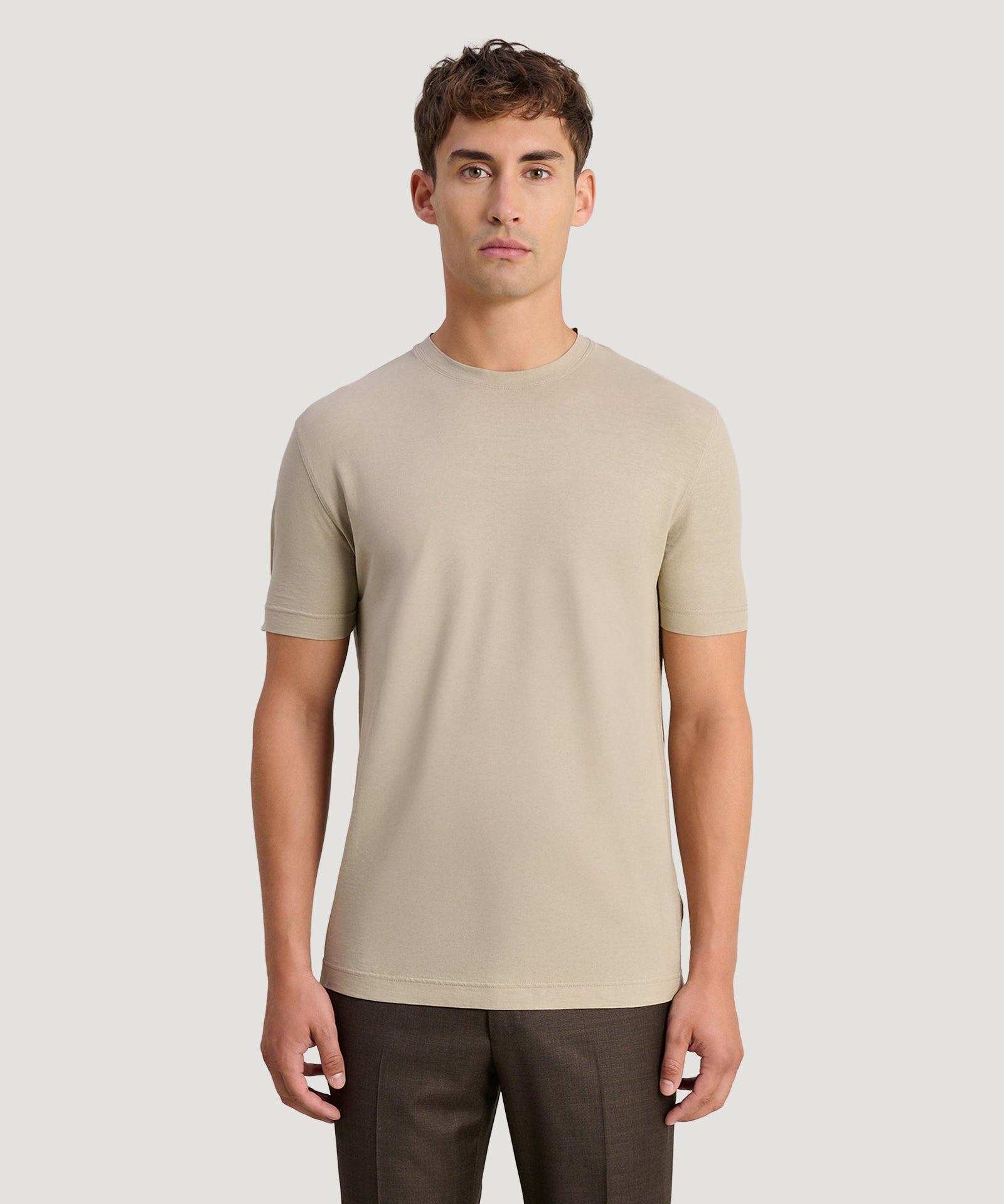 SOCI3TY T-shirt Cool Cotton beige - THE SOCIETY SHOP