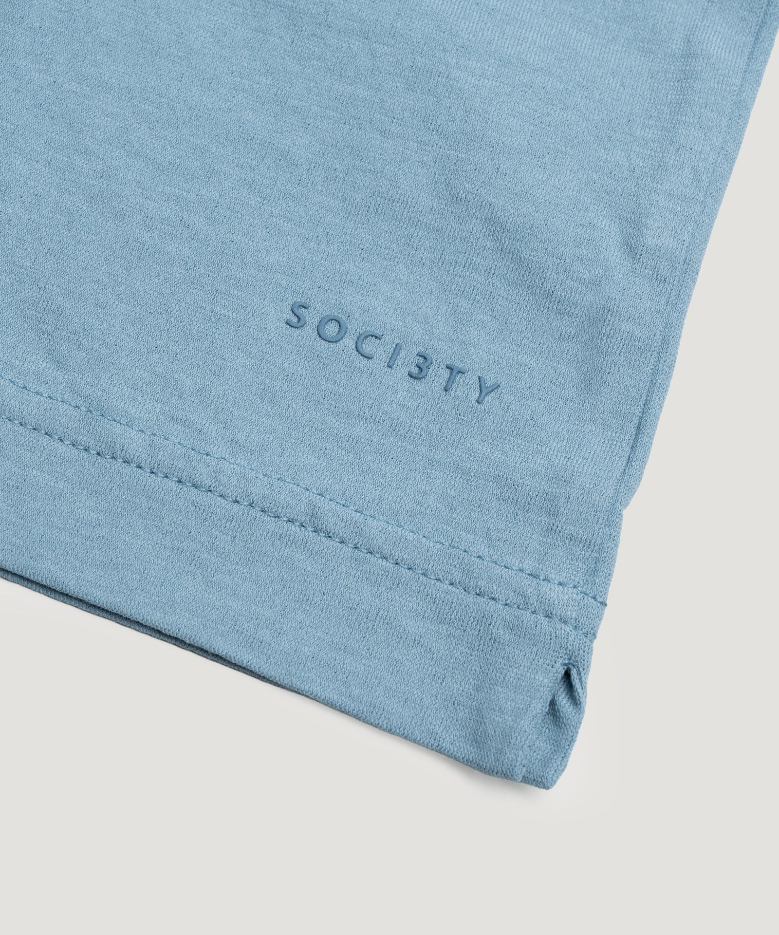 SOCI3TY Limited Fashion T-shirt Cool Cotton lichtblauw - THE SOCIETY SHOP