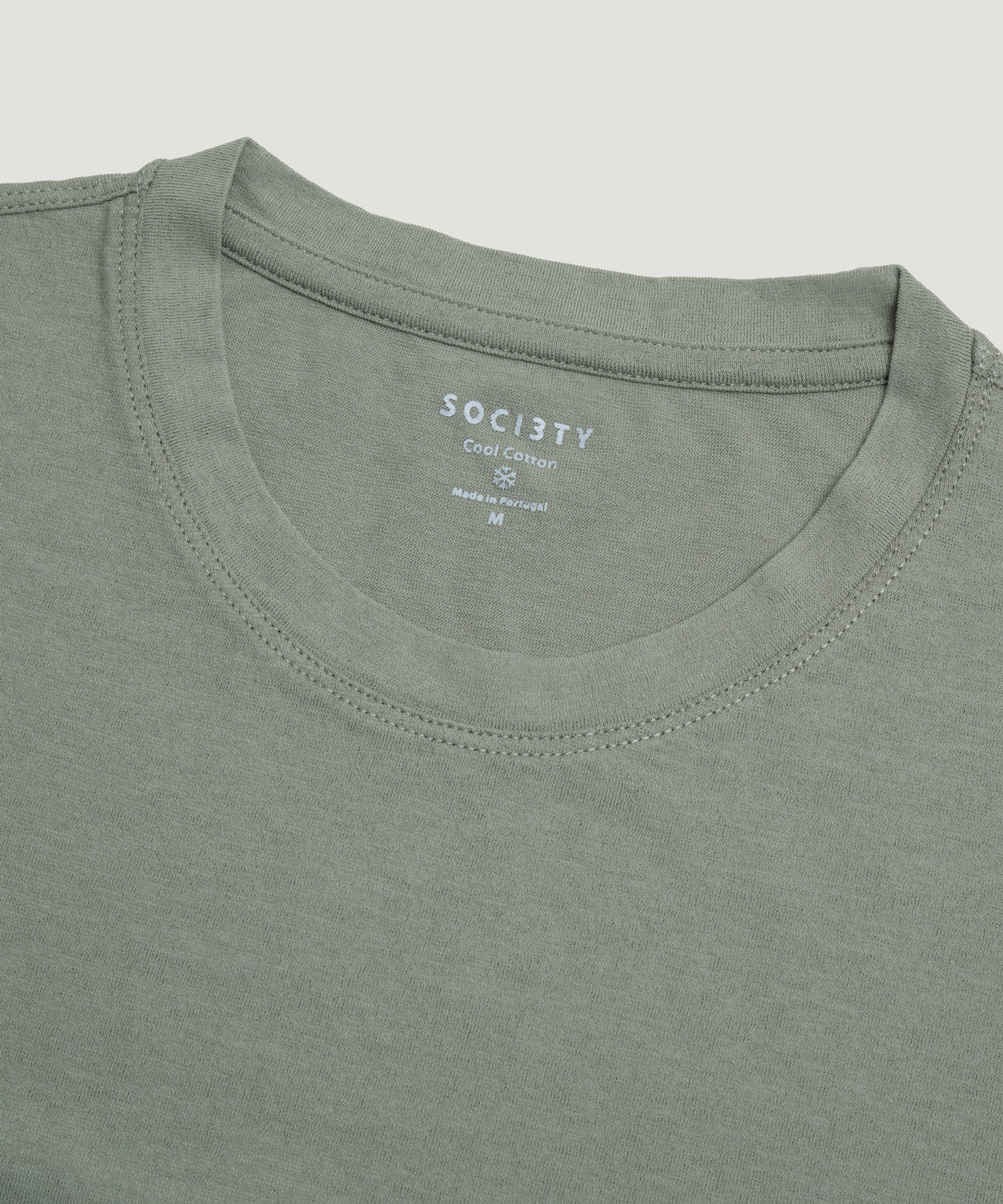 SOCI3TY Limited Fashion T-shirt Cool Cotton saliegroen - THE SOCIETY SHOP