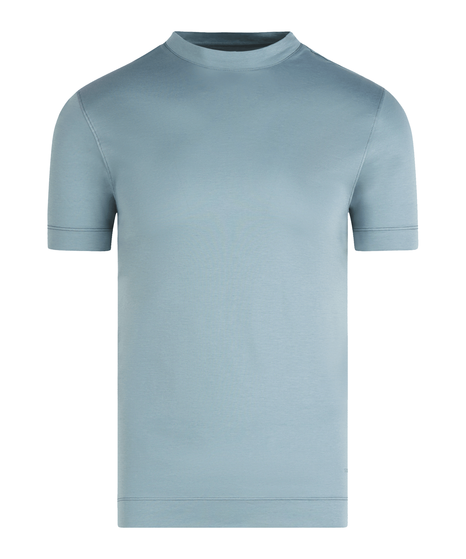 SOCI3TY T-shirt gemerceriseerd katoen lichtblauw - The Society Shop