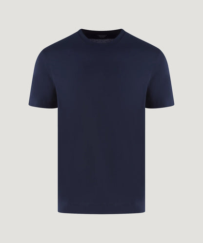 SOCI3TY T - shirt mercerized katoen navy - The Society Shop