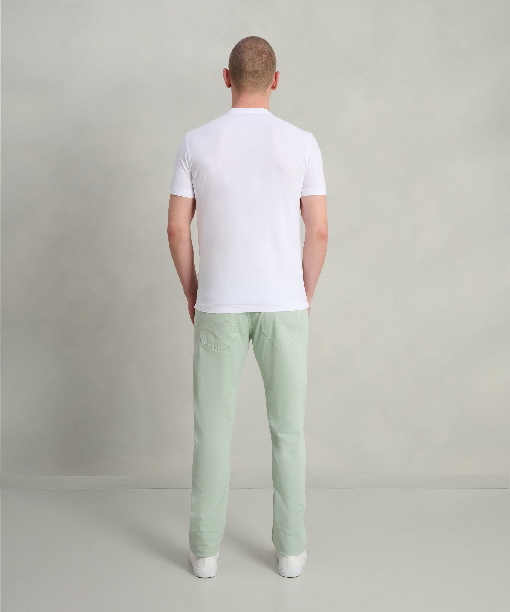 SOCI3TY T-shirt mercerized katoen wit - THE SOCIETY SHOP