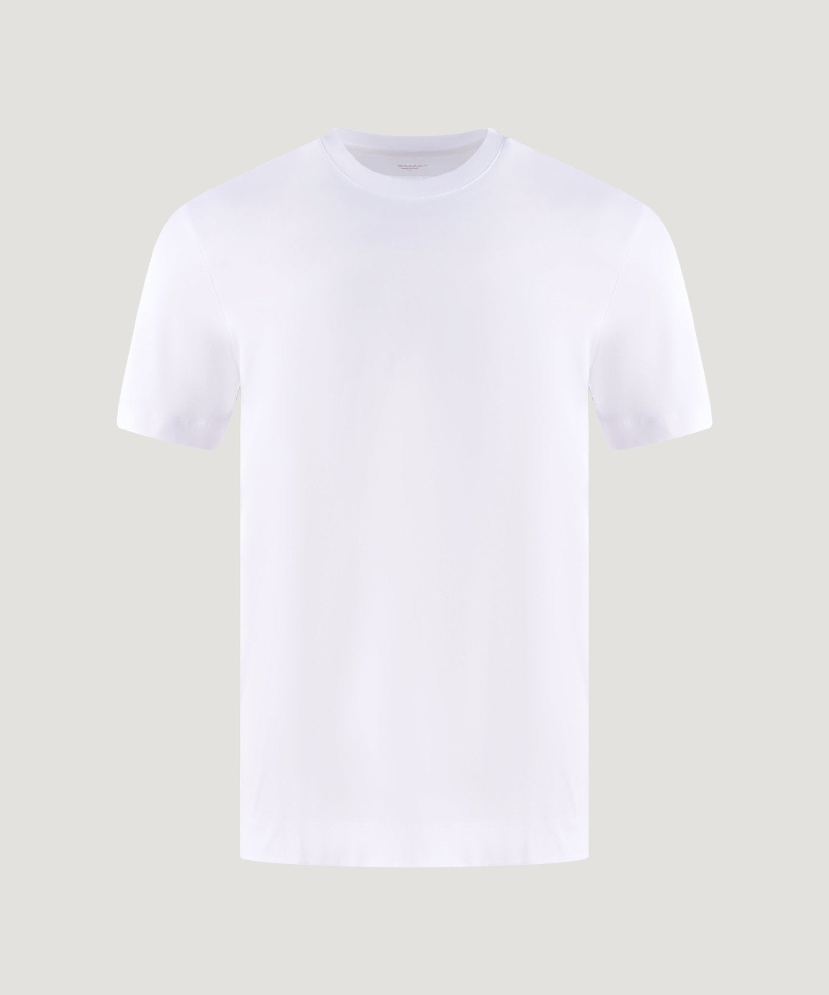 SOCI3TY T-shirt mercerized katoen wit - THE SOCIETY SHOP