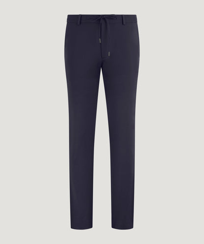 SOCI3TY Tech Sartorial pantalon 4 - way stretch donkerblauw (woven by Di Fabio) - The Society Shop