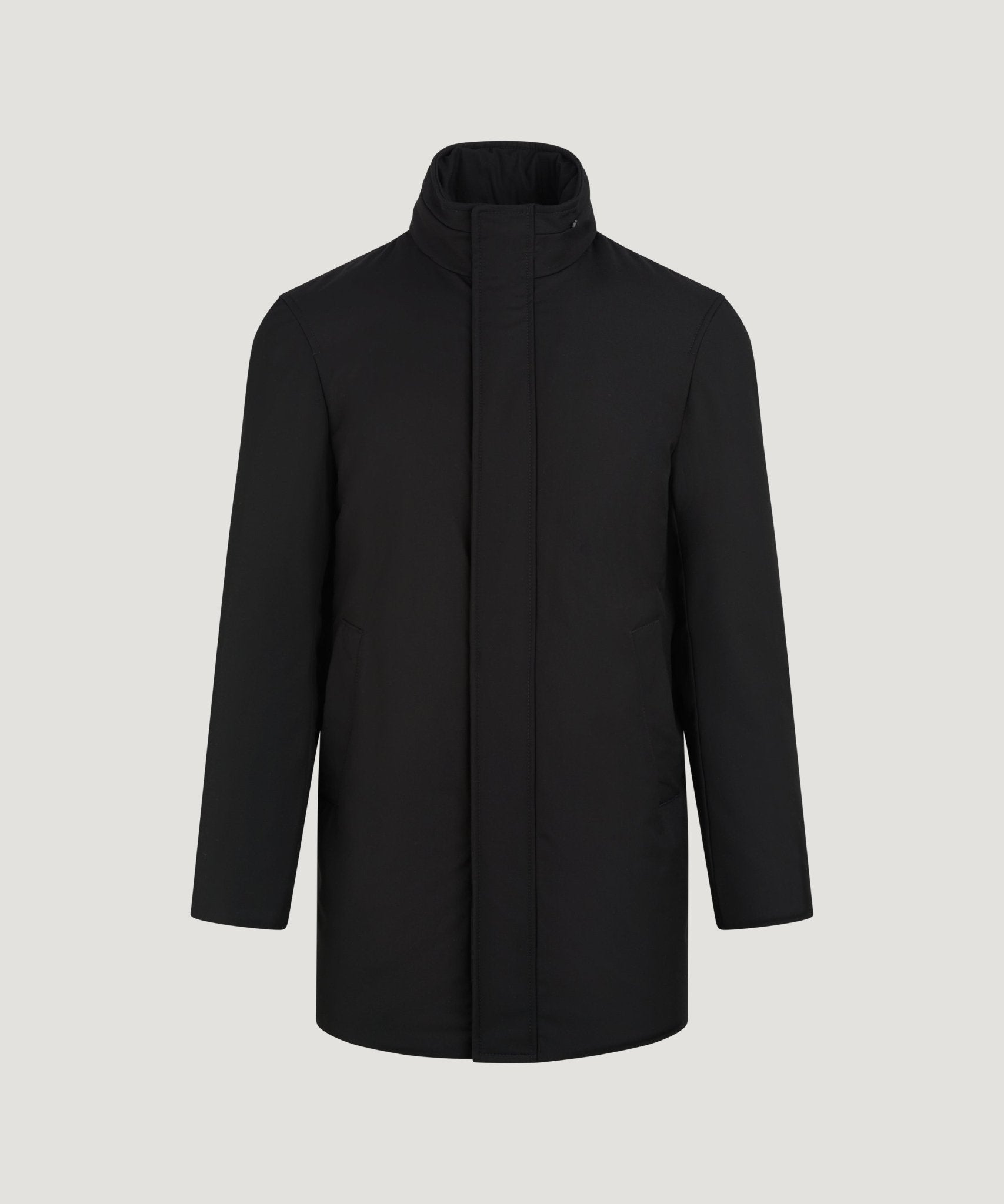 SOCI3TY Limited Technical Wool Parka zwart - THE SOCIETY SHOP