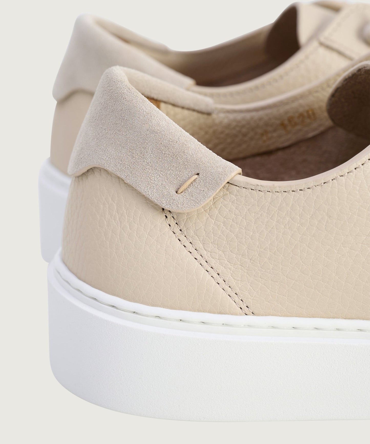 Fabiano Ricci Tennessee sneaker kalfsleer beige - The Society Shop