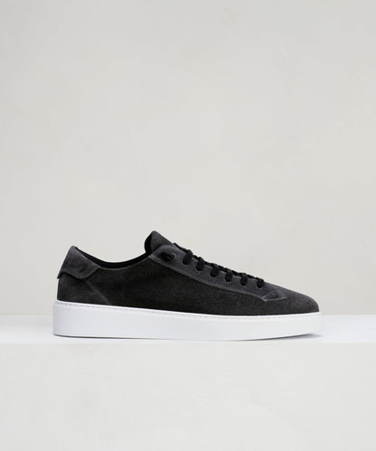 Fabiano Ricci Tennessee sneaker kalfssuède antraciet - The Society Shop