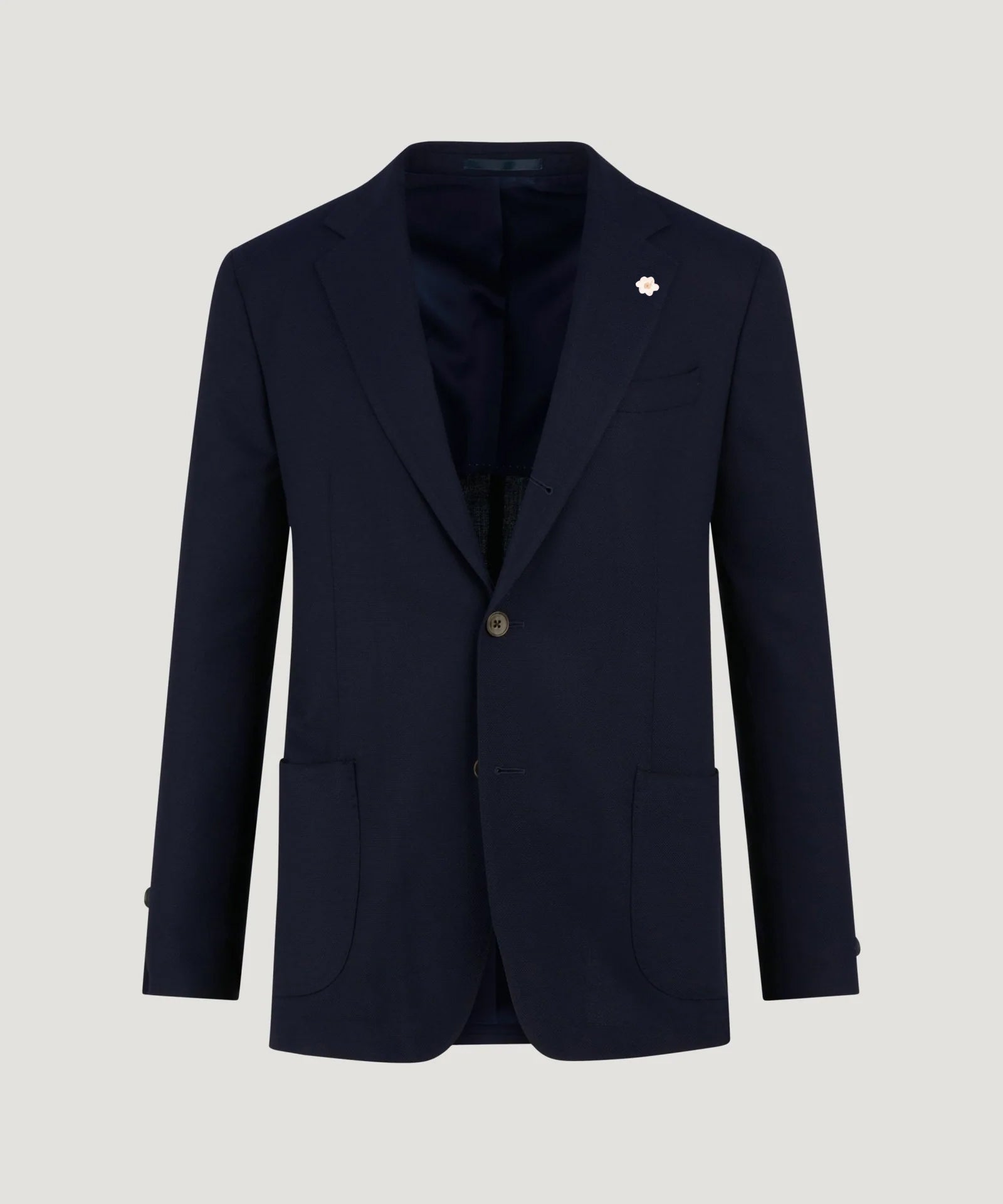 SOCI3TY Limited The Blazer merinowol stretch Reda Flexo donkerblauw - THE SOCIETY SHOP