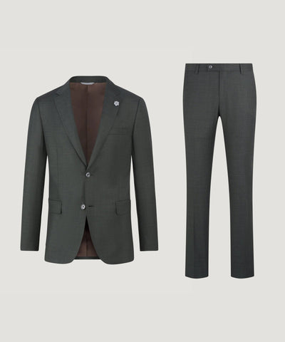 SOCI3TY The Business Editions pak S110's sharkskin wol donkergroen - THE SOCIETY SHOP