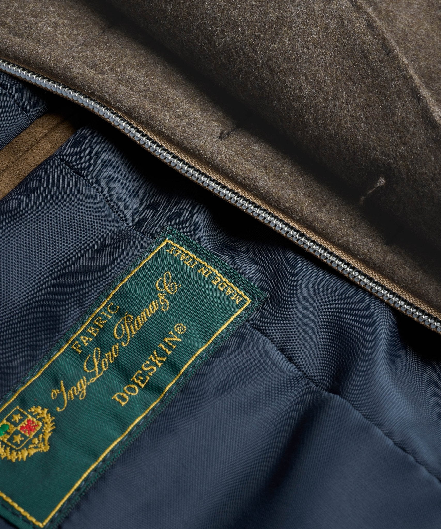SOCI3TY The Coat wol bruin - THE SOCIETY SHOP