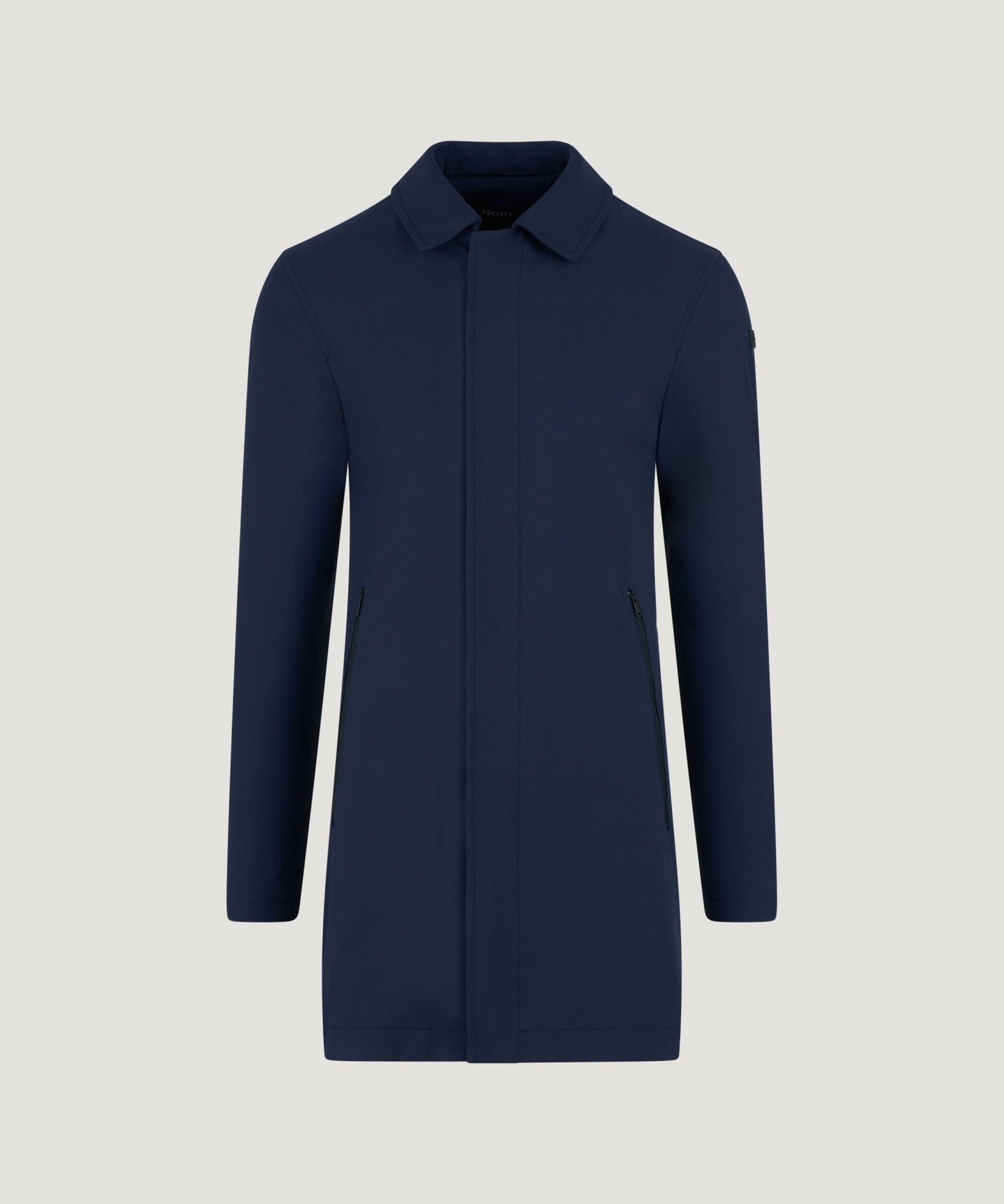 SOCI3TY The Dynamic Coat donkerblauw - The Society Shop