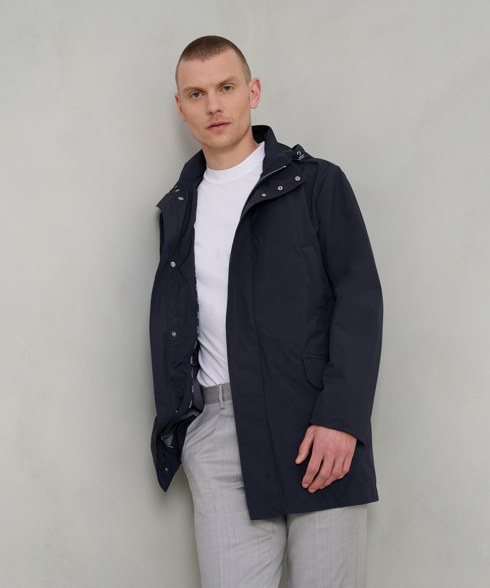 SOCI3TY The Parka donkerblauw - THE SOCIETY SHOP