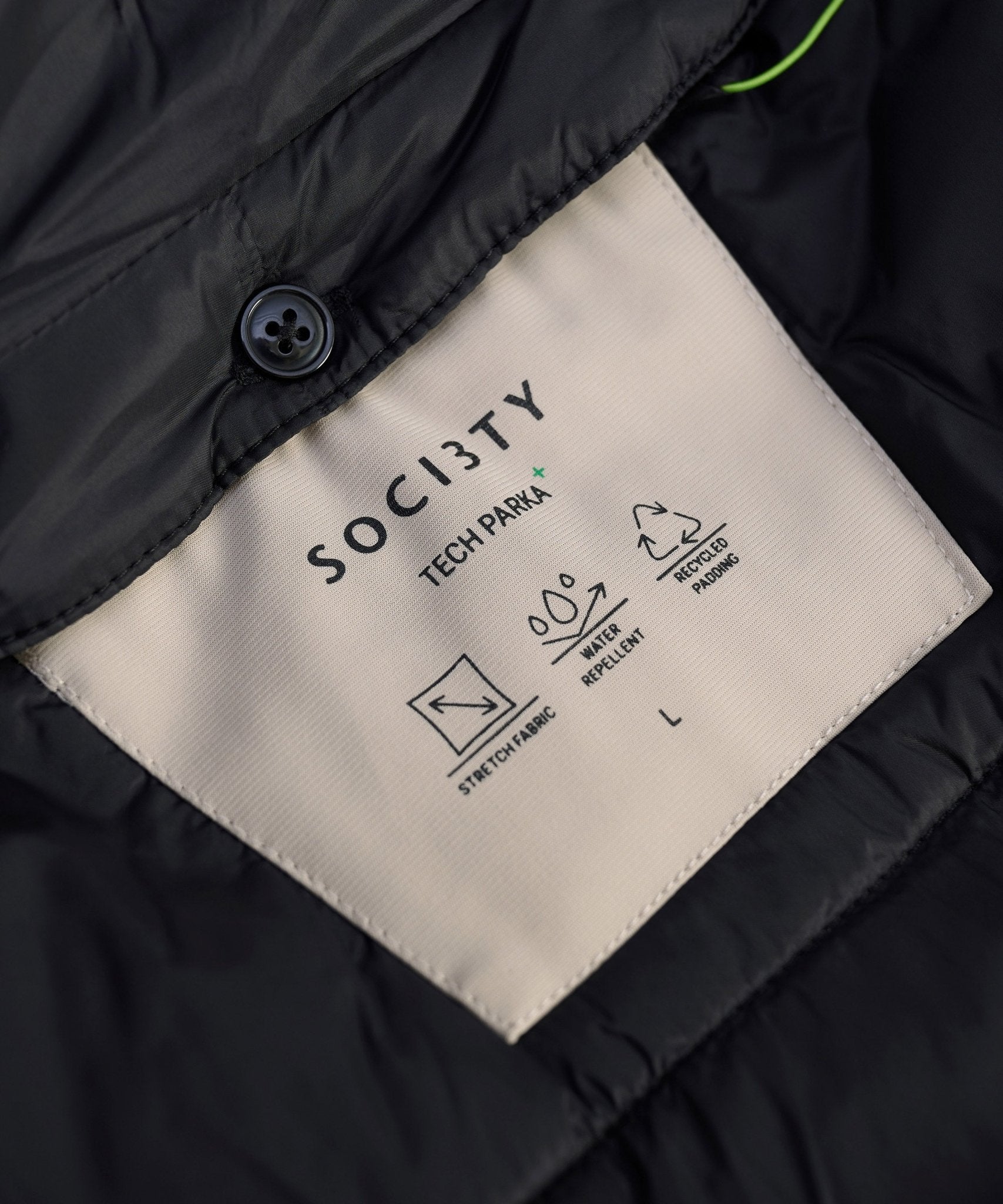 SOCI3TY The Tech Parka+ beige - The Society Shop