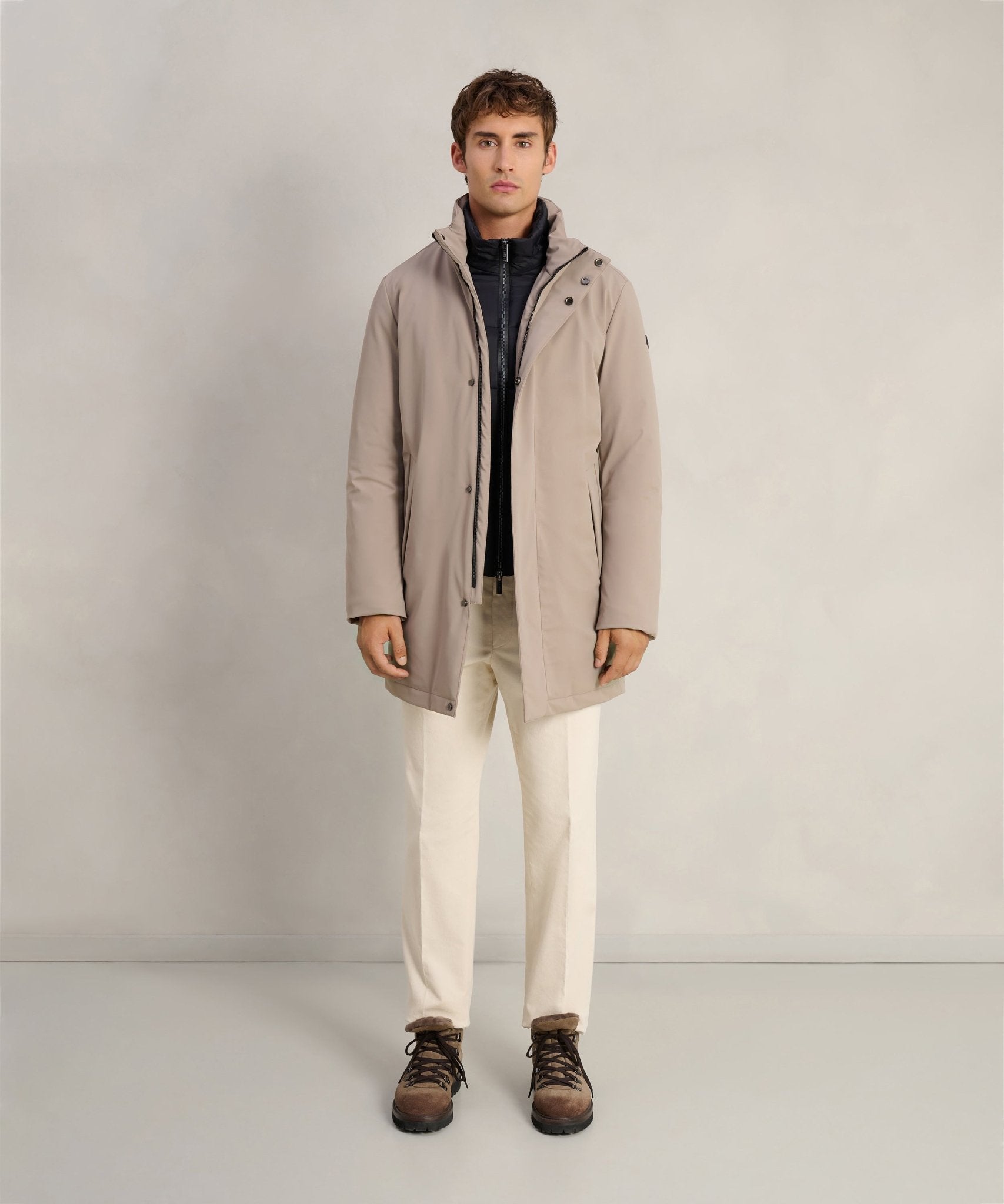 SOCI3TY The Tech Parka+ beige - THE SOCIETY SHOP
