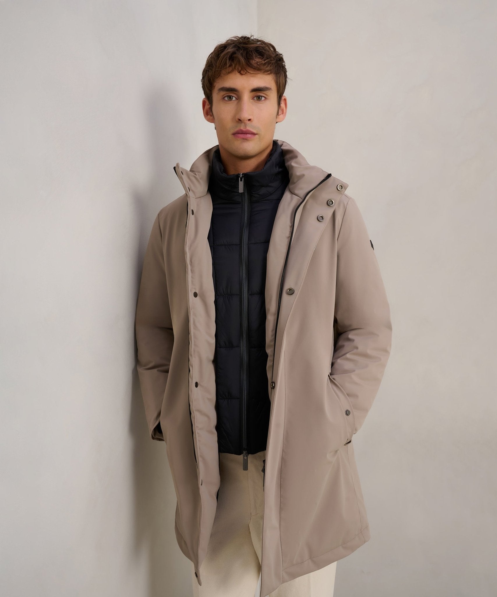 SOCI3TY The Tech Parka+ beige - THE SOCIETY SHOP