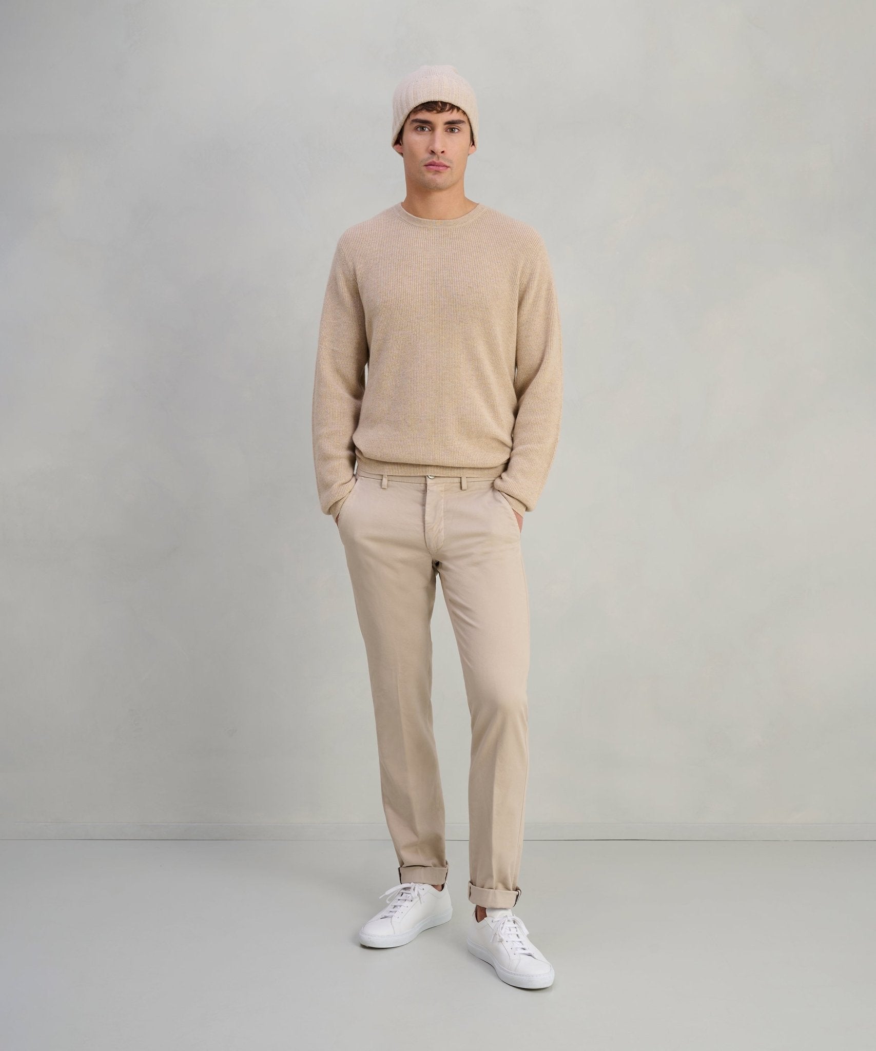 Mason's Torino chino katoen/modal beige - The Society Shop