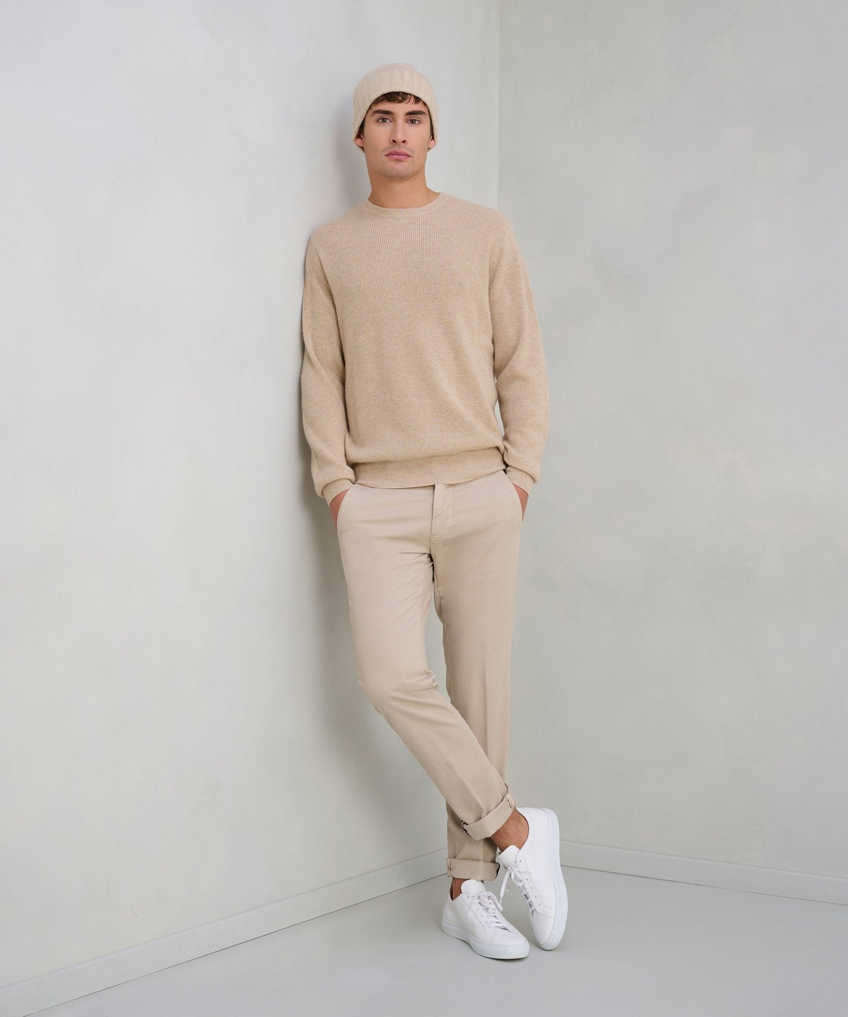 Mason's Torino chino katoen/modal beige - The Society Shop