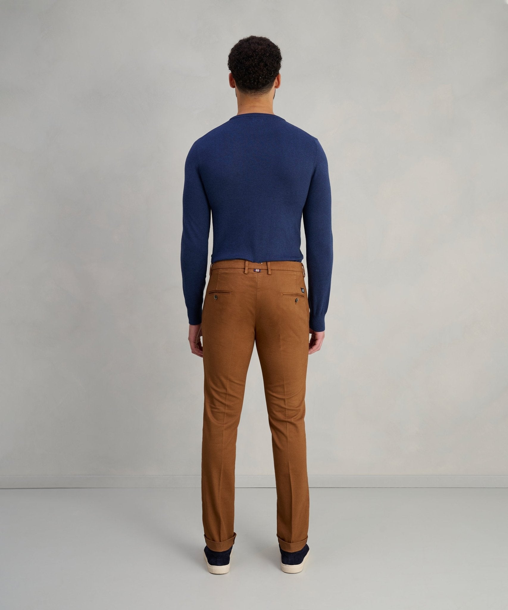 Mason's Torino chino katoen/modal roestbruin - The Society Shop