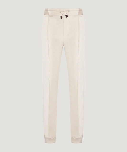 SOCI3TY Trackpants katoen beige - The Society Shop