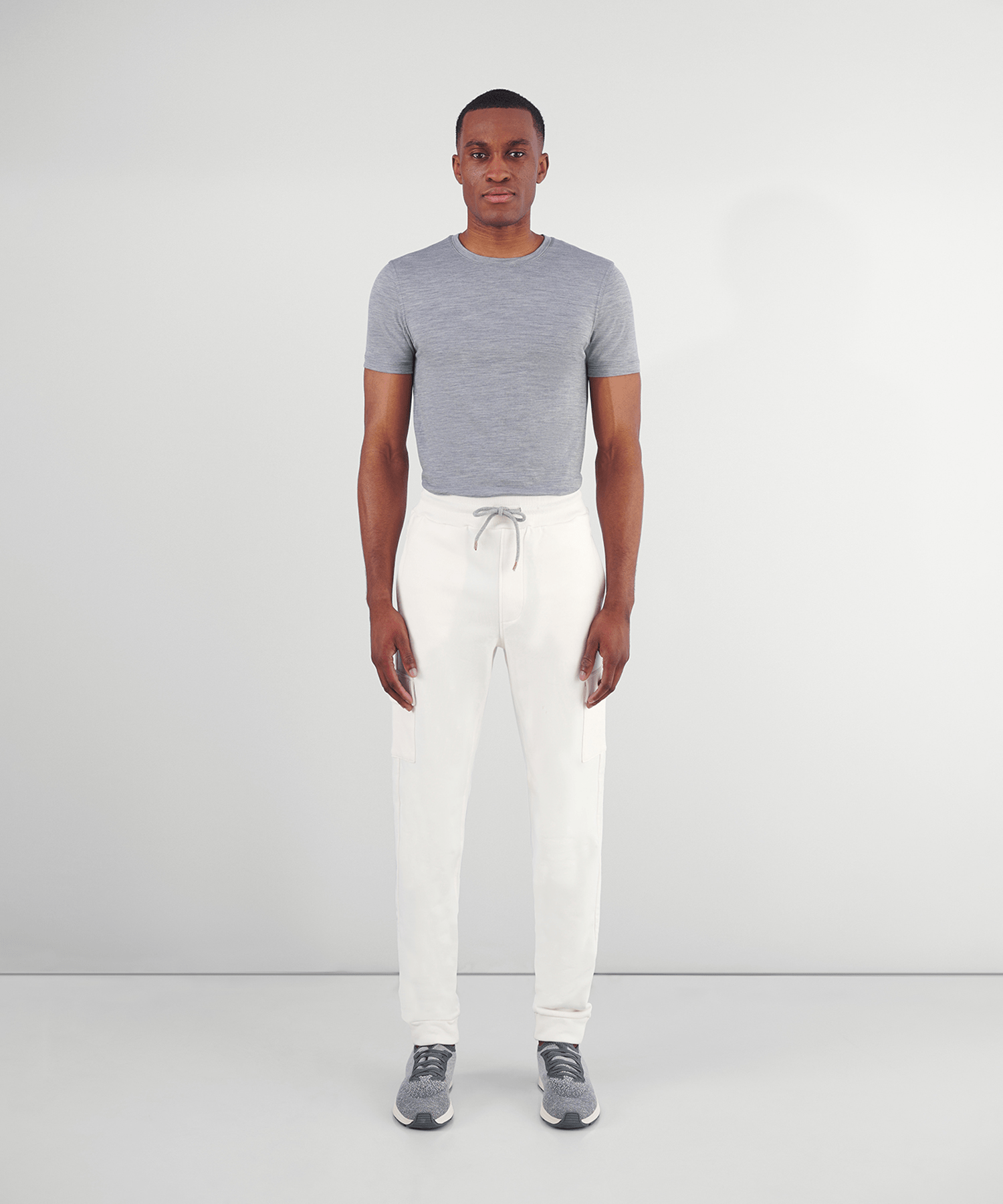SOCI3TY Trackpants off-white katoen - The Society Shop