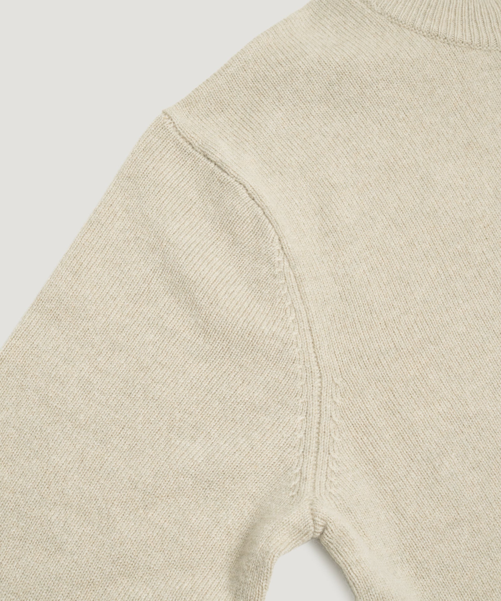 Peuterey Trebe half-zip trui wol/yakwol lichtgroen - THE SOCIETY SHOP