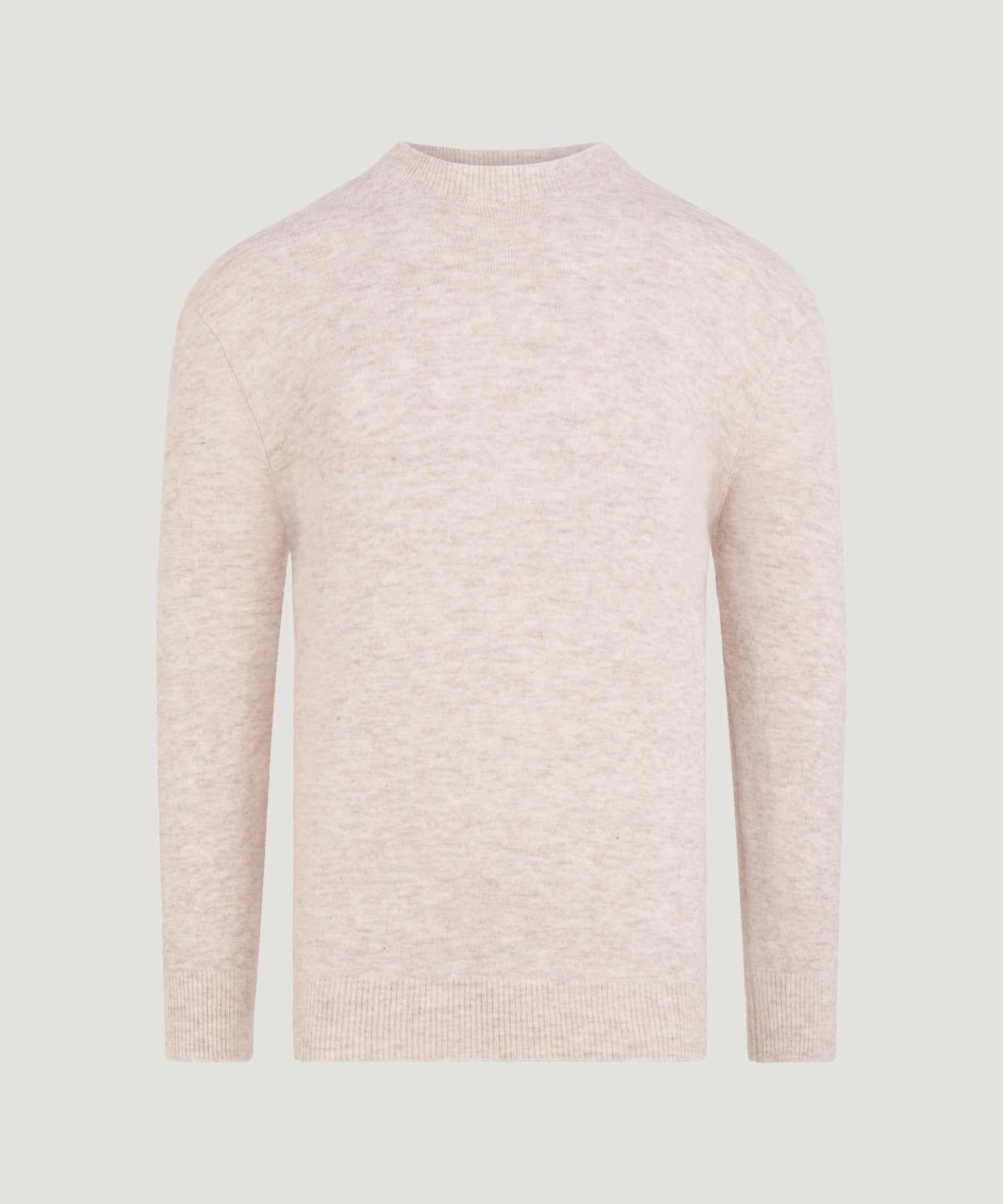 Altea Trui crewneck alpacawol/scheerwol beige - THE SOCIETY SHOP