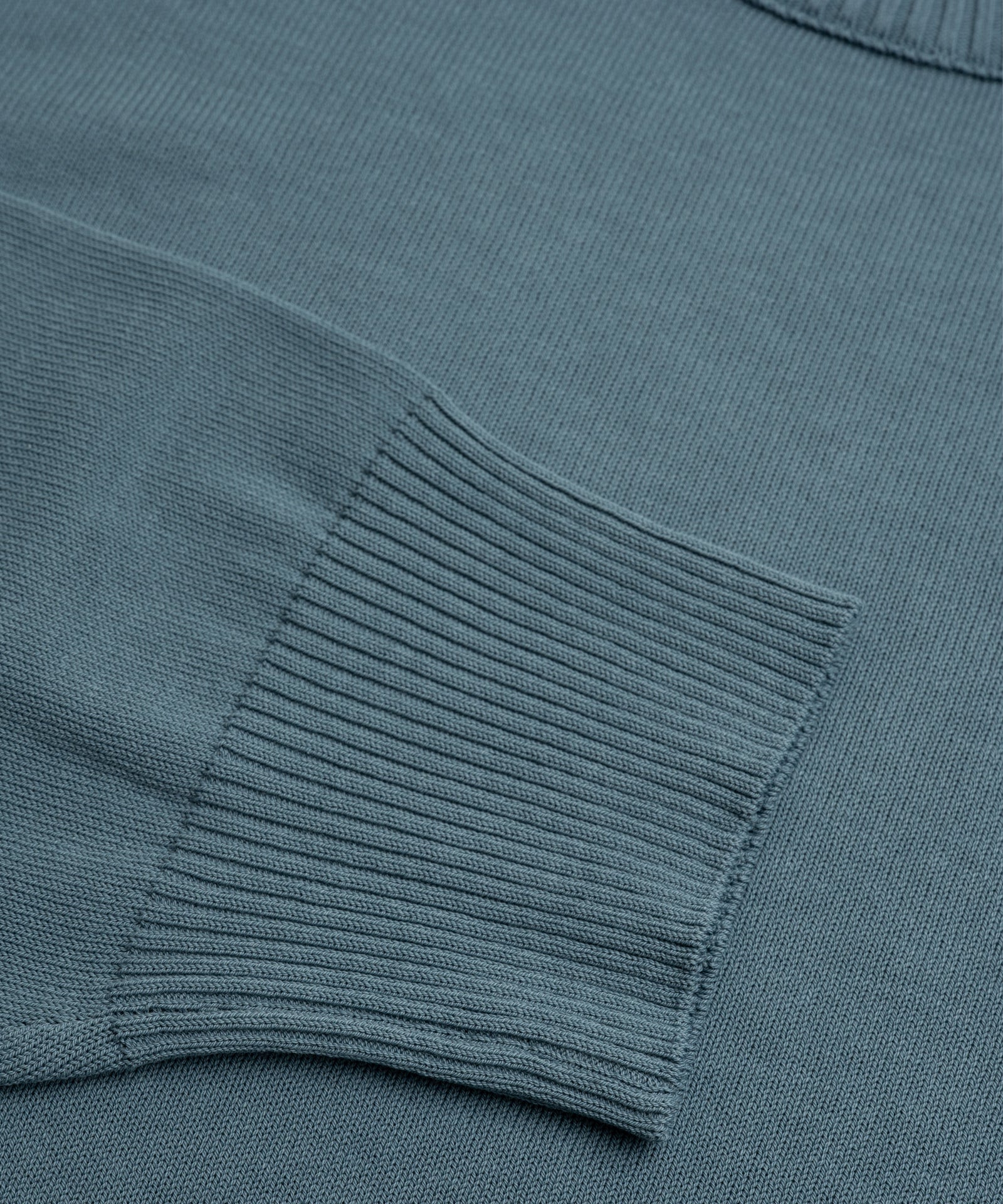 SOCI3TY Limited Fashion Trui crewneck Cool Cotton garment - dyed blauw - THE SOCIETY SHOP