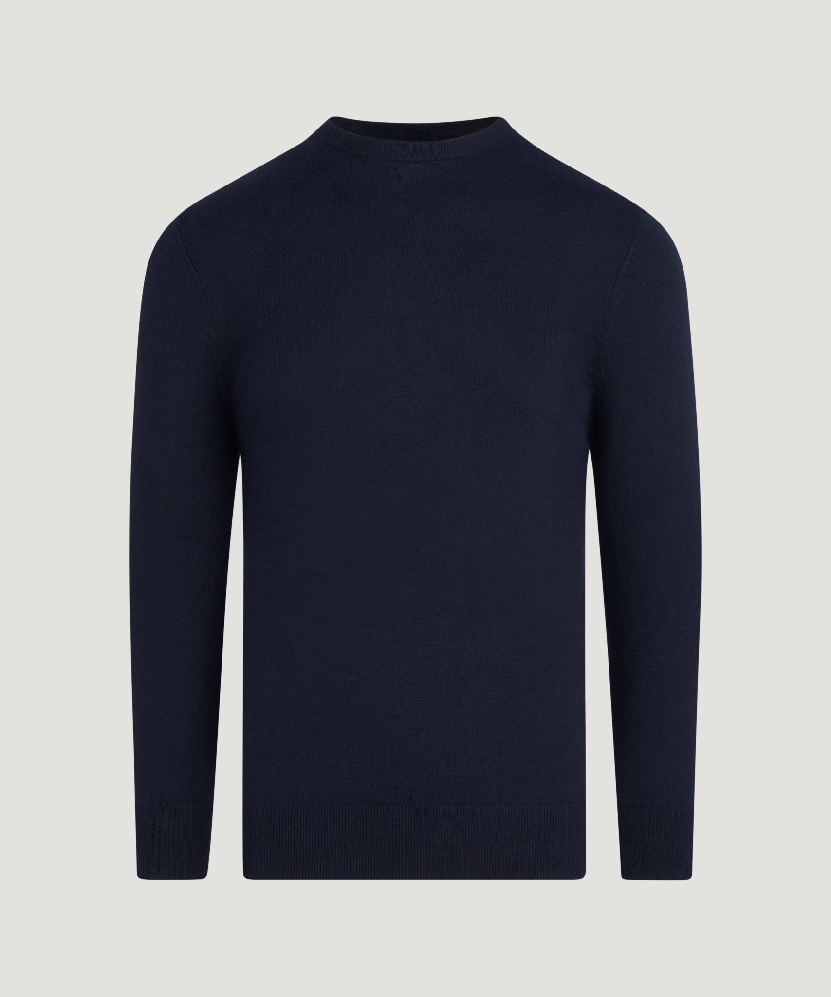 SOCI3TY Limited Trui crewneck Cotton Cashmere donkerblauw - THE SOCIETY SHOP