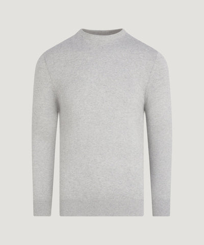 SOCI3TY Limited Trui crewneck Cotton Cashmere lichtgrijs - THE SOCIETY SHOP