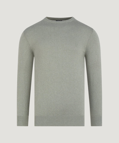 SOCI3TY Limited Trui crewneck Cotton Cashmere lichtgroen - THE SOCIETY SHOP